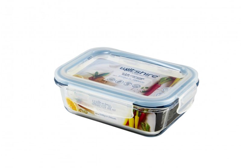 Wiltshire Rectangle Glass Container 600ml