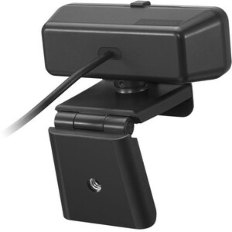 Lenovo Essential 1080P Webcam with Dual Microphones - USB 2.0, Privacy Shutter, Wide-Angle Lens