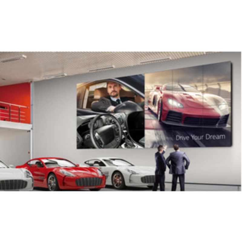 LG 55'' FHD 500 Nits Slim Bezel Video Wall - Ultra HD LCD - 1920x1080 - Ideal for Digital Signage