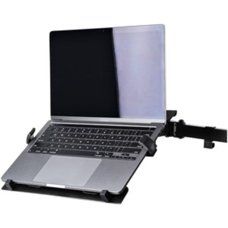 Height Adjustable StarTech.com Laptop Mounting Tray - Black - 9.4-16.5 inch Compatibility