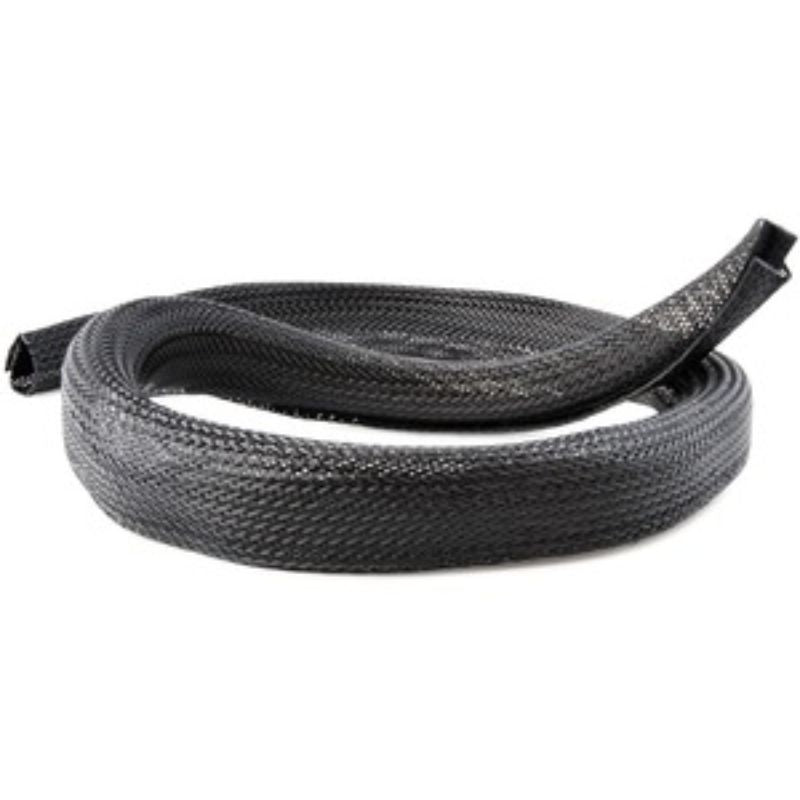 StarTech.com 3m Adjustable Hook and Loop Cable Organizer Sleeve - Tangle-Free Black Solution