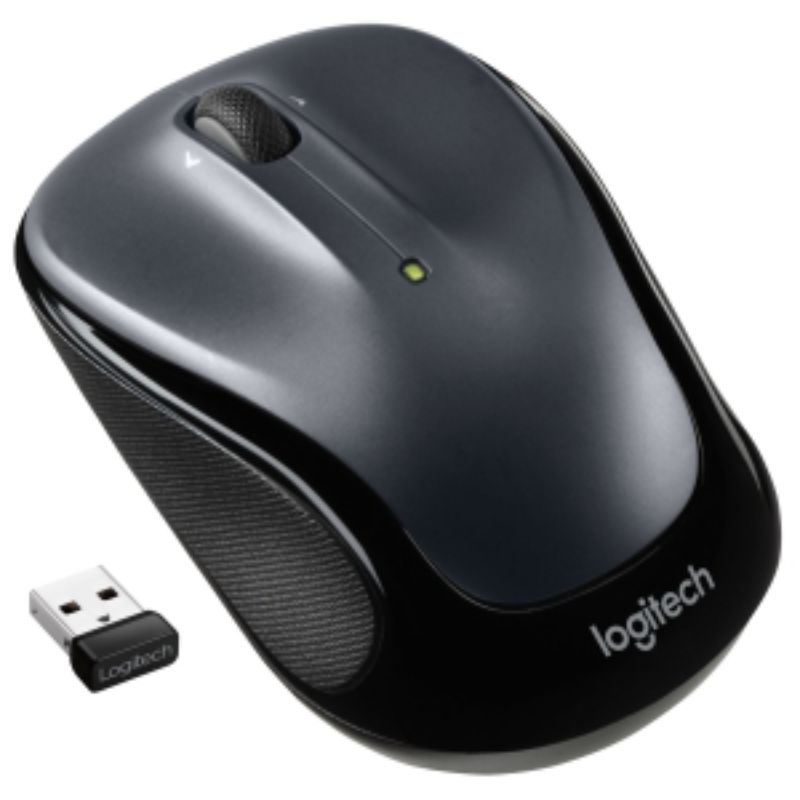 Logitech M325s Wireless Mouse - Compact Dark Silver Design for Efficient Productivity