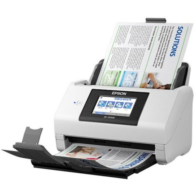 Epson WorkForce DS-790WN ADF Scanner for high-speed document scanning with 600x600 DPI, 30 PPM, and duplex capability.