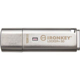 Kingston IronKey Locker+ 50 - 128GB USB 3.2 Flash Drive with AES Encryption & Multi-Password Security