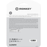 64GB Kingston IronKey Locker+ 50 USB Flash Drive - AES Hardware Encryption - USB 3.2 Type A