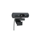Logitech BRIO 4MP Webcam - 1080p HD Video at 60fps - USB-C - Auto Light Correction & Noise Reduction