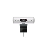 Logitech BRIO 4MP Webcam with 1080p HD, auto-framing, light correction, and dual noise-reducing mics for clear video calls.