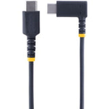 StarTech 1m USB-C Right Angle Charging Cable - Heavy Duty 60W PD Fast Charge, Black