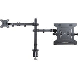 Ergonomic StarTech.com Monitor Arm with VESA-Compatible Laptop Tray for Optimized Workspace