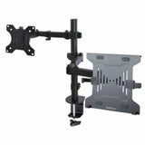 Ergonomic StarTech.com Monitor Arm with VESA-Compatible Laptop Tray for Optimized Workspace