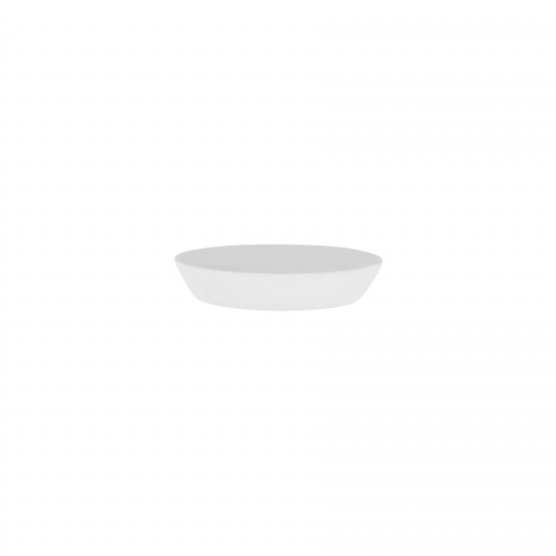 Royal Porcelain White Album Round Bowl 23cm, elegant vitrified porcelain, versatile for meals, dishwasher and oven safe.