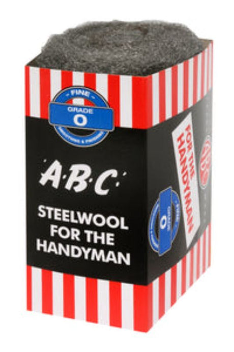 Fine grade #0 steel wool pack ideal for smoothing, polishing, and restoring surfaces without scratching.