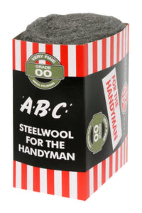 Very fine steel wool pack for polishing and cleaning soft metals, ideal for DIY projects and home improvement tasks.