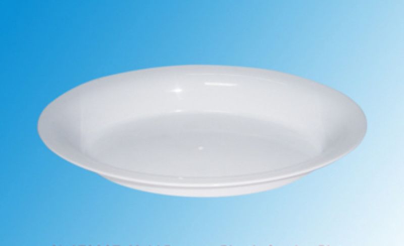 Plastic Deep Serving Tray - White Small 39.6CM (Set of 12)
