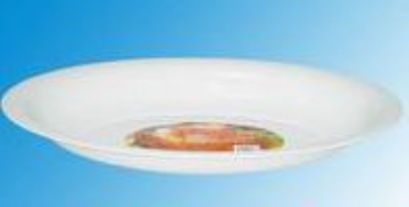 Plastic Deep Serving Tray - White 53CM (Set of 12)