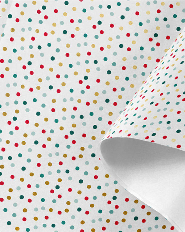 Tissue Paper - Polka Dots (200 Sheets/Ream)