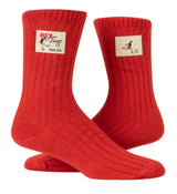 Blue Q Tag Socks - HeyTime Fuck You Small/Medium