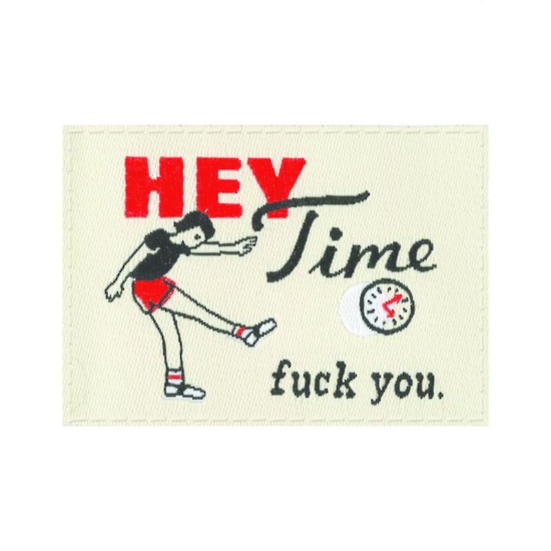 Blue Q Tag Socks - HeyTime Fuck You Small/Medium