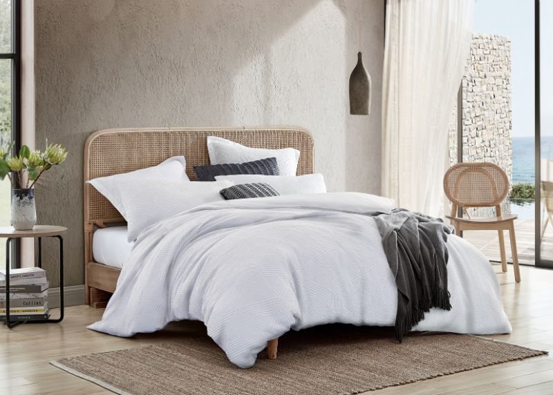 King Duvet Cover - Set - Braddon White - PRIVATE COLLECTION