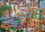 1000-piece jigsaw puzzle featuring vibrant artwork by Steve Crisp for art lovers and eco-conscious puzzle enthusiasts.