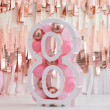 Mix It Up - Balloon Mosaic Number 8 Stand