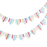 Mix it Up - Multicoloured Card Fringe Bunting