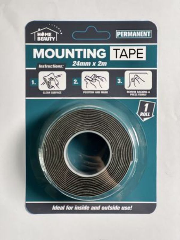 Self Adhesive Exterior Tape - 24mm x 2M (Set of 12)