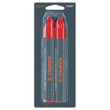 LUMBER CRAYONS RED 2 PACK 101687 TRUPER