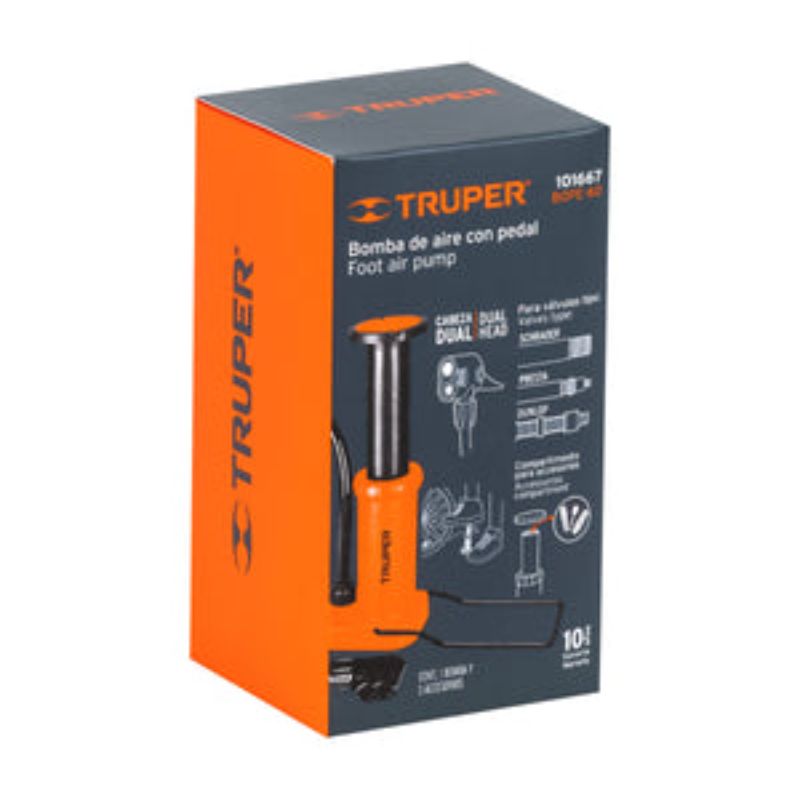 FOOT PUMP - 60PSI TRUPER