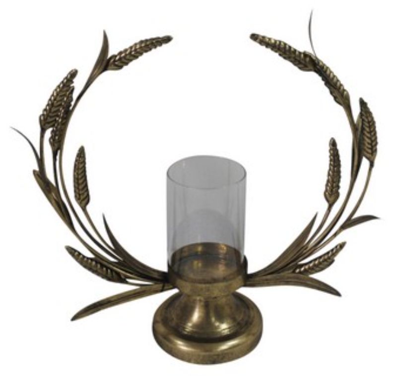 CANDLE HOLDER - WREATH BUNNY TAIL (42cm)