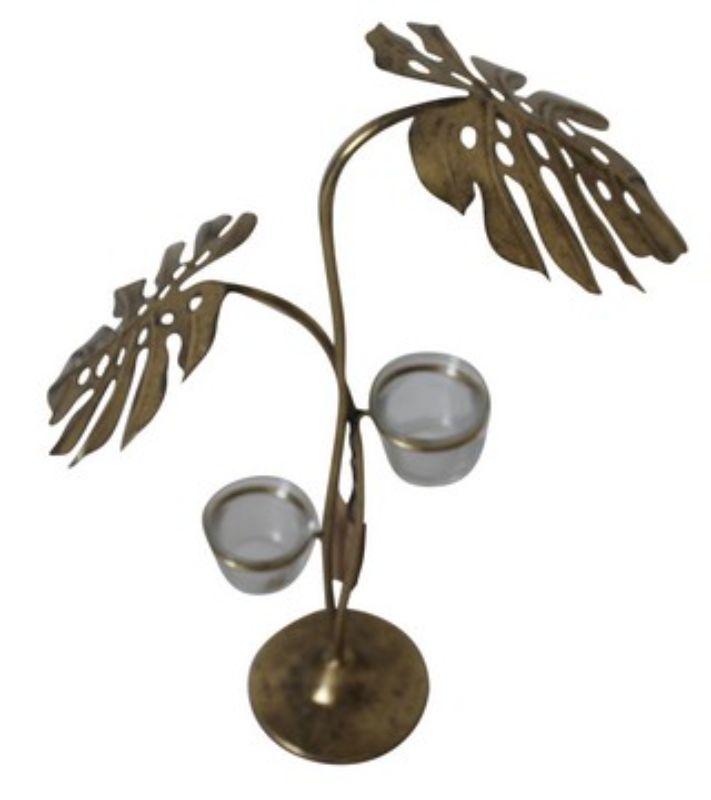 CANDLE HOLDER - MONSTERA (46cm)
