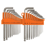 LONG ARM HEX KEY SET COMBINATION 25-PCE 15572 TRUPER