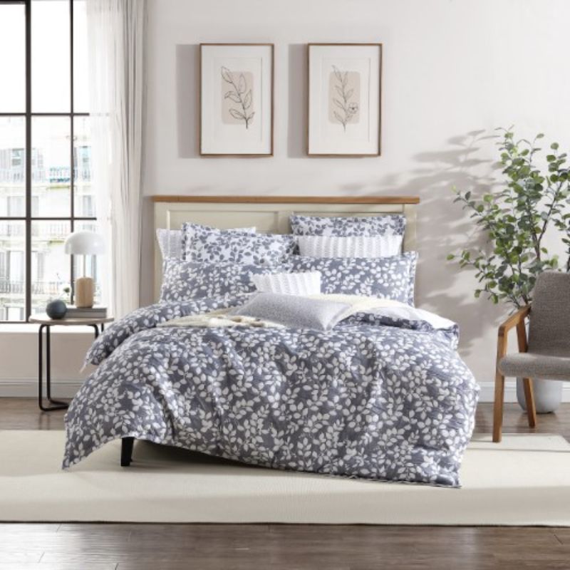 Super King Duvet Cover - Set - Wynter Navy - PRIVATE COLLECTION