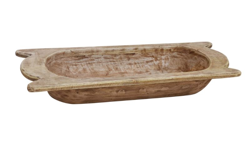 MANGO WOODEN BOWL (46cm)