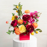 Mini Posy Box Gloss Autolock Base Pk25 Hot Pink (13x12cmH)