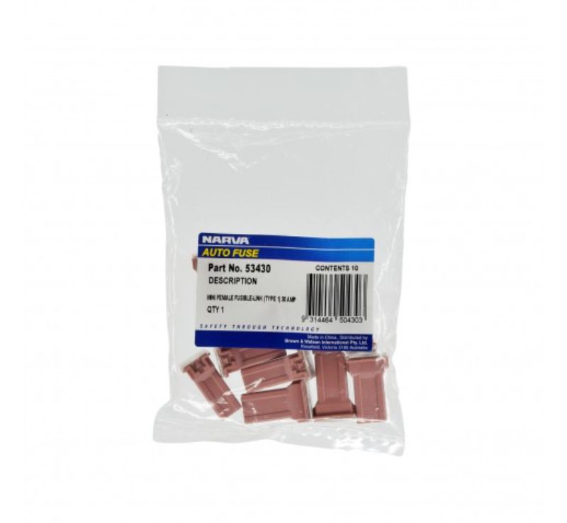 Fuse Link Mini Female Plug 30a Pk10