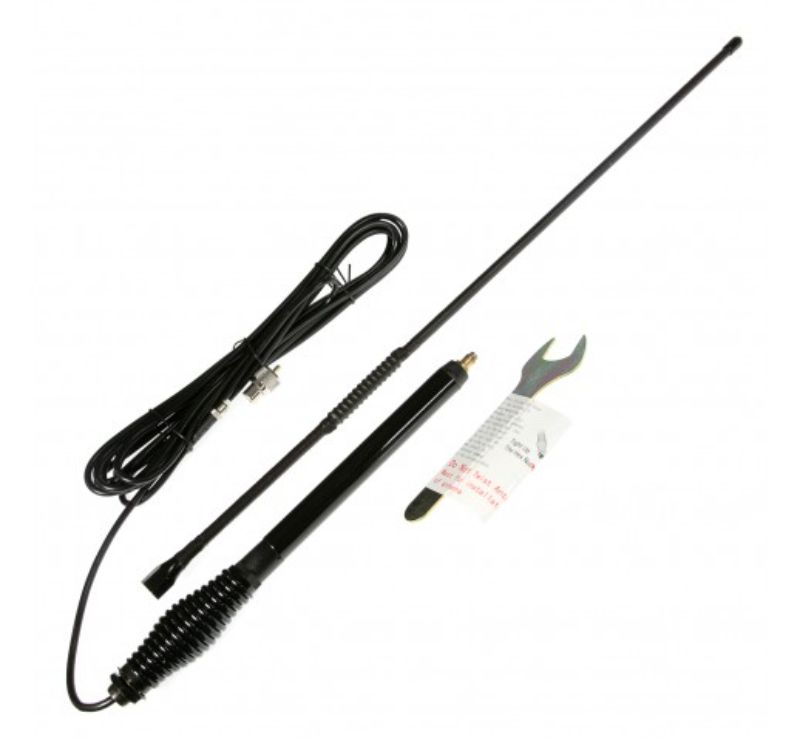 Uhf Cb Elevated Feed Aerial Kit Black