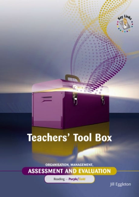 Comprehensive Key Links Purple/Gold Teachers' Tool Box for classroom organization, learning centers, and assessment tools.