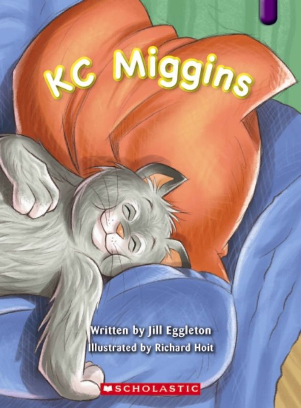 Key Links Purple: Kc Miggins, a vibrant paperback novel for young learners, enhancing reading and writing skills through engaging narratives.