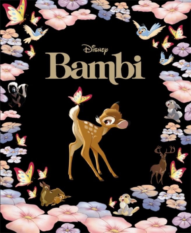 Beautifully illustrated hardback storybook of Disney's Bambi, capturing friendship and nature's wonders.