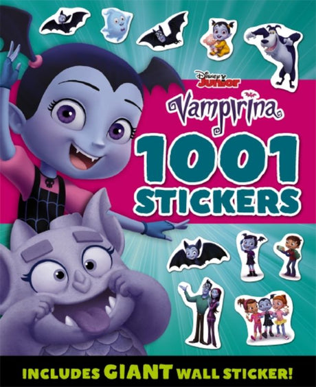 Vibrant Disney Vampirina 1001 Sticker Book with 48 pages of colorful and foiled stickers for creative play.