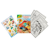 Crayola Whimsical Wheels Coloring Book With Stickers 96 Pages