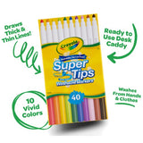 Crayola SuperTips Desk Pack 40 Pieces