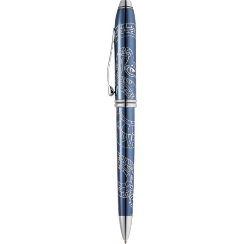 Cross Townsend Zodiac YOT Snake 2025 Blue Lacquer with Chrome Appts Ballpoint Pe