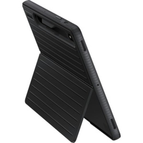 Samsung Galaxy Tab S8 Protective Standing Cover Case - Black, Adjustable Viewing, Durable Design