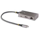 Smartfox USB-C Multiport Adapter - HDMI 4K Hub with USB 3.2 Gen 1, Gigabit Ethernet, 100W PD