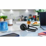 Jabra Evolve 2 55 Link 380a MS Mono Headset - Wireless Bluetooth Headphone with ANC & Noise-Canceling Mic