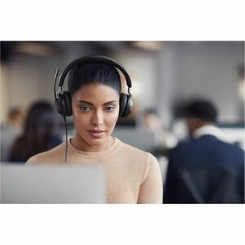 Jabra Evolve 2 40 SE USB-A MS Stereo Headset - Premium Audio for Professional Calls & Meetings