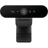 Logitech Brio 4K Webcam with Bonus Zone Vibe - Ultra HD Video Conferencing & Streaming