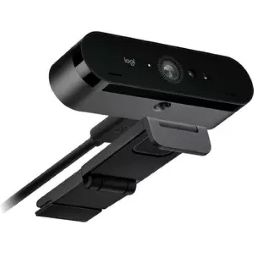 Logitech Brio 4K Webcam with Bonus Zone Vibe - Ultra HD Video Conferencing & Streaming